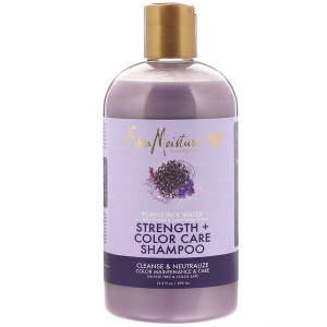 3 PACK of SheaMoisture, Purple Rice Water, Strength + Color Care Shampoo, 13.5 fl oz (399 ml)