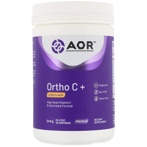 Advanced Orthomolecular Research AOR, Ortho C+ , Lemon Flavor, 8.47 oz (240 g)