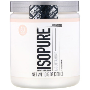 Natures Best, IsoPure, L-Glutamine, Unflavored, 10.5 oz (300 g)