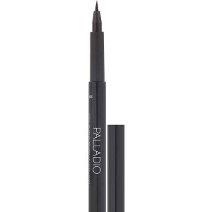 3 PACK of Palladio, Felt-Tip Eyeliner Pen, Jet Black, 0.037 fl oz (1.1 ml)