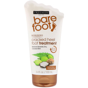 3 PACK of Freeman Beauty, Bare Foot, Repairing, Cracked Heel Foot Treatment, Neem Oil & Shea Butter, 3.4 fl oz (100 ml)