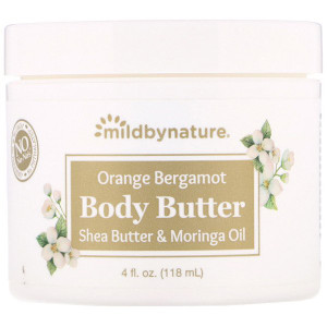 3 PACK of Mild By Nature, Orange Bergamot Body Butter, 4 fl oz (118 ml)