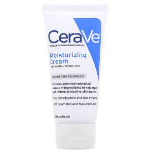 3 PACK of CeraVe, Moisturizing Cream, For Normal to Dry Skin, 1.89 fl oz (56 ml)