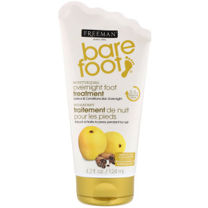 3 PACK of Freeman Beauty, Bare Foot, Moisturizing, Overnight Foot Treatment, Marula Oil & Cocoa Butter, 4.2 fl oz (124 ml)