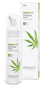 3 PACK of Andalou Naturals CannaCell Cleansing Foam -- 5.5 fl oz