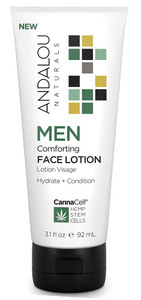 3 PACK of Andalou Naturals MEN Comforting Face Lotion -- 3.1 fl oz