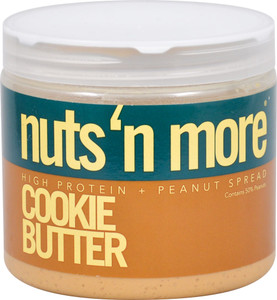 3 PACK of Nuts N More High Protein Peanut Spread Cookie Butter -- 16 oz