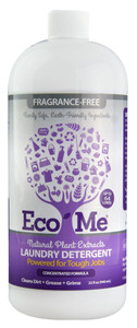 3 PACK of Eco-Me Laundry Detergent Fragrance-Free -- 32 fl oz