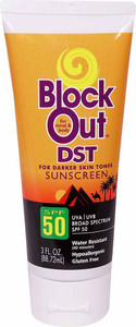 3 PACK of Block Island BlockOut DST Sunscreen 50 SPF For Darker Skin Tones -- 3 fl oz