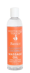 3 PACK of Soothing Touch Basics - Fractionated Coconut - Massage Oil -- 8 oz