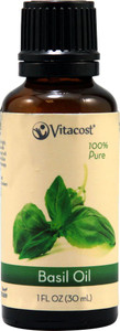 3 PACK of Vitaco Essential Oils 100% Pure Basil -- 1 fl oz (30 mL)