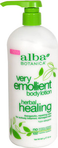 3 PACK of Alba Botanica Very Emollient Body Lotion Herbal Healing -- 32 fl oz