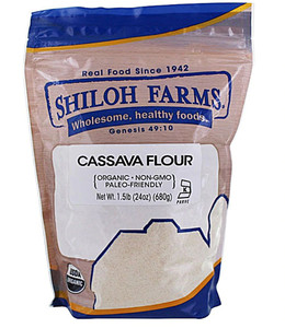 3 PACK of Shiloh Farms Organic Cassava Flour -- 24 oz