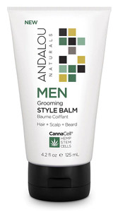 3 PACK of Andalou Naturals MEN Grooming Style Balm -- 4.2 fl oz