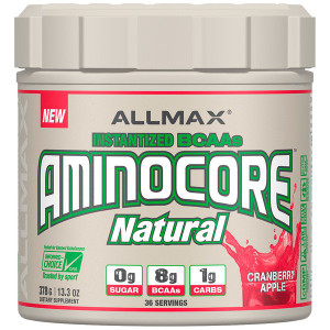 ALLMAX Nutrition, Aminocore Natural, Instantized BCAAs, Cranberry Apple, 13.3 oz (378 g)