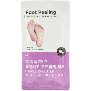3 PACK OF Tosowoong, Foot Peeling, Size Large, 2 Pieces, 20 g Each