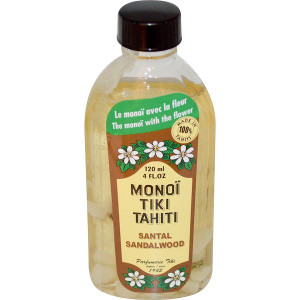 Monoi Tiare Tahiti, Coconut Oil, Sandalwood, 4 fl oz (120 ml)