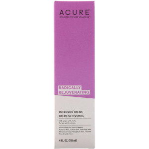 Acure, Radically Rejuvenating, Cleansing Cream, 4 fl oz (118 ml)