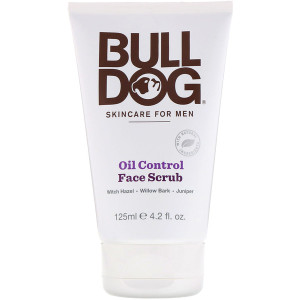 3 PACK of Bulldog Skincare For Men, Oil Control Face Scrub, 4.2 fl oz (125 ml)