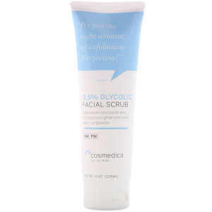 Cosmedica Skincare, 2.5% Glycolic Facial Scrub, 4 oz (120 ml)