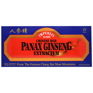3 PACK of Imperial Elixir, Chinese Red Panax Ginseng Extractum, 10 Bottles, 0.34 fl oz (10 ml) Each