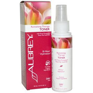 Aubrey Organics, Revitalizing Therapy Toner, Dry Skin, 3.4 fl oz (100 ml)