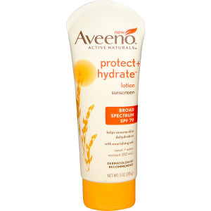 Aveeno, Active Naturals, Protect + Hydrate Lotion, Sunscreen, SPF 70, 3 oz (85 g)