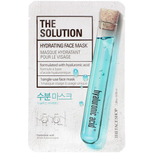 3 PACK OF The Face Shop, The Solution, Hydrating Face Mask, 1 Single-Use Face Mask