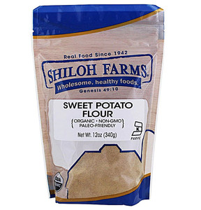3 PACK of Shiloh Farms Organic Sweet Potato Flour -- 12 oz