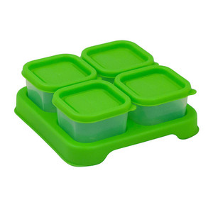 3 PACK of Green Sprouts Fresh Baby Food Unbreakable Cubes Green -- 2 oz