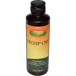 3 PACK of Manitoba Harvest Unrefined-Cold Pressed Hemp Seed Oil -- 12 fl oz