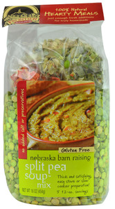3 PACK of Frontier Soups Hearty Meals Nebraska Barn Raising Split Pea Soup Mix -- 16 oz