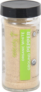 3 PACK of Spicely Organics White Pepper Ground Jar -- 2 oz