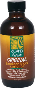 3 PACK of Island Twist Jamaican Black Castor Oil Original -- 4 fl oz
