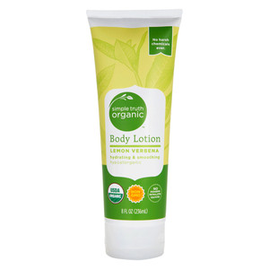 3 PACK of Simple Truth Organic Body Lotion Lemon Verbena -- 8 fl oz