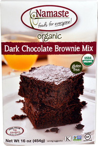 3 PACK of Namaste Foods Organic Dark Chocolate Brownie Mix -- 16 oz