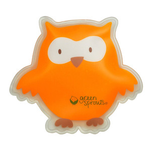 3 PACK of Green Sprouts Cool Calm Press Owl Orange -- 1 Unit