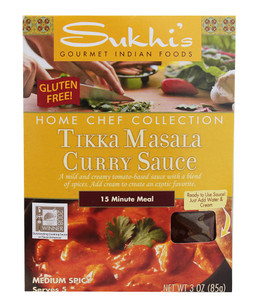 3 PACK of Sukhis Gluten-Free Sauce Tikka Masala Curry -- 3 oz
