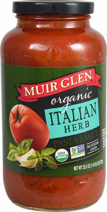 3 PACK of Muir Glen Organic Pasta Sauce Italian Herb -- 25.5 fl oz