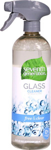 3 PACK of Seventh Generation Glass Cleaner Free & Clear -- 23 fl oz