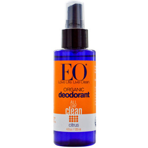 3 PACK of EO Essential Oil Products Organic Deodorant Spray Citrus -- 4 fl oz