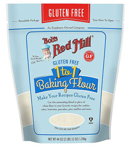 3 PACK of Bobs Red Mill 1-to-1 Baking Flour Gluten Free -- 44 oz