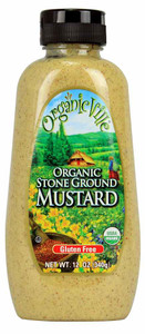 3 PACK of Organicville Organic Stone Ground Mustard -- 12 oz