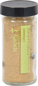 3 PACK of Spicely Organics Coriander Ground Jar -- 1.4 oz
