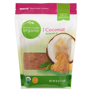 3 PACK of Simple Truth Organic Coconut Sugar -- 16 oz