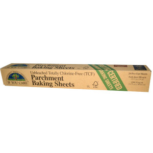 3 PACK of If You Care 100% Unbleached Parchment Baking Sheets -- 24 Sheets
