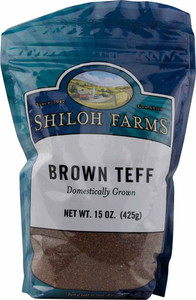 3 PACK of Shiloh Farms Brown Teff -- 15 oz