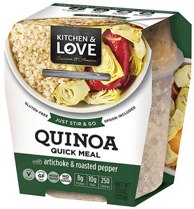 3 PACK of Cucina & Amore Quinoa Quick Meal Gluten Free Artichoke & Roasted Peppers -- 7.9 oz