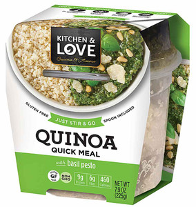 3 PACK of Cucina & Amore Quinoa Quick Meal Gluten Free Basil Pesto -- 7.9 oz