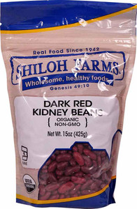3 PACK of Shiloh Farms Organic Dark Red Kidney Beans -- 15 oz